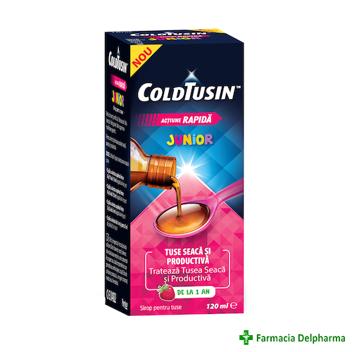 ColdTusin Junior sirop tuse 1 an+ x 120 ml, Perrigo