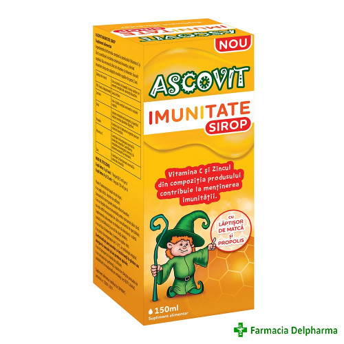 Ascovit Imunitate sirop x 150 ml, Perrigo