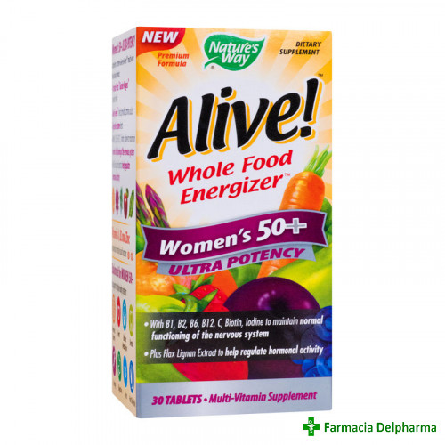 Alive Women 50+ Ultra Nature's Way x 30 compr., Secom