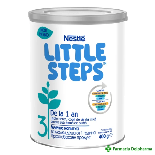Lapte Little Steps 3 x 400 g, Nestle