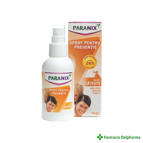 Spray paduchi pentru Preventie Paranix x 100 ml, Perrigo