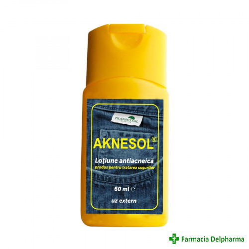 Lotiune antiacneica Aknesol x 60 ml, Transvital