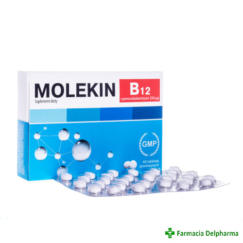 Molekin Vitamina B12 x 60 compr., Zdrovit