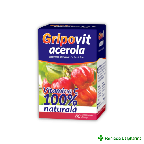 Gripovit acerola x 60 compr., Zdrovit