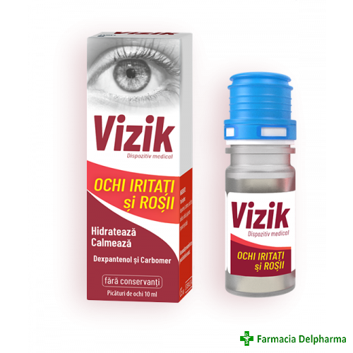 Vizik ochi iritati si rosii x 10 ml, Zdrovit