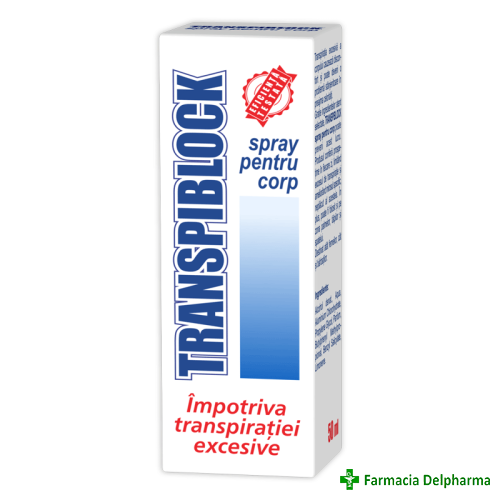 Transpiblock spray pentru corp x 50 ml, Zdrovit