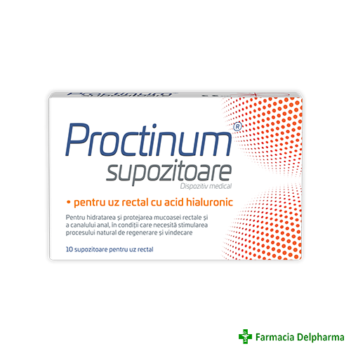 Proctinum supozitoare x 10 buc., Zdrovit