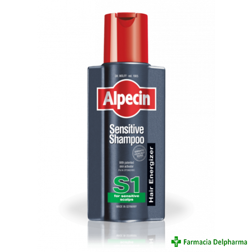 Alpecin Sensitive S1 sampon x 250 ml, Dr. Kurt Wolff