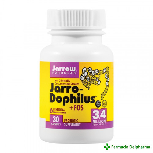 Jarro-Dophilus + FOS Jarrow Formulas x 30 caps., Secom