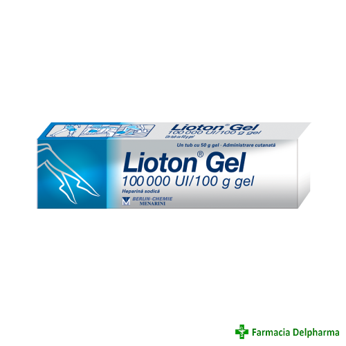 Lioton gel 100000UI/100g x 50 g, Berlin-Chemie