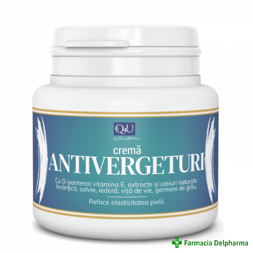 Crema Antivergeturi Q4U x 500 ml, Tis Farmaceutic