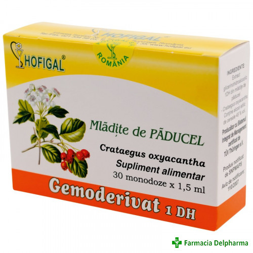 Gemoderivate Mladite de Paducel x 30 doze, Hofigal