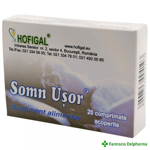 Somn Usor x 20 compr., Hofigal