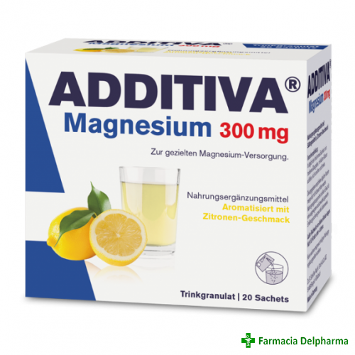 Additiva Magneziu 300 mg x 20 plicuri, Dr. Scheffler