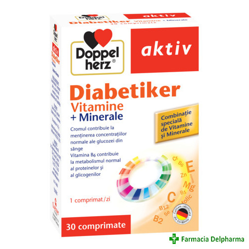 Diabetiker Vitamine + Minerale X 30 compr., Doppelherz
