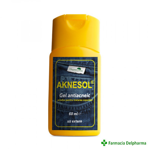 Gel antiacneic Aknesol x 60 ml, Transvital