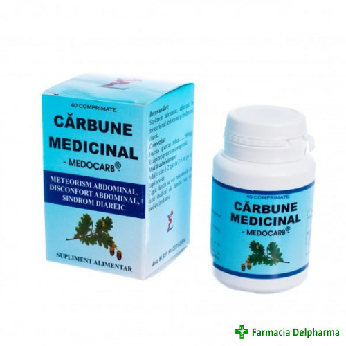 Carbune Medicinal x 40 compr., Elidor