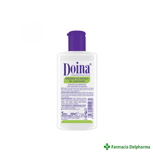 Emulsie cu extract de castraveti Doina x 150 ml 305, Farmec