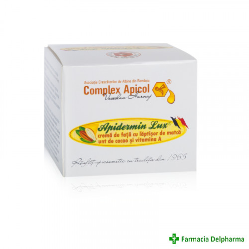 Apidermin Lux crema x 50 ml, Complex Apicol Harnaj