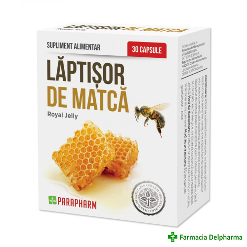 Laptisor de Matca x 30 caps., Parapharm