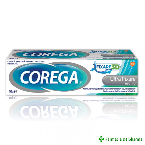 Crema adeziva Corega Ultra Fixare Neutro x 40 g, GSK