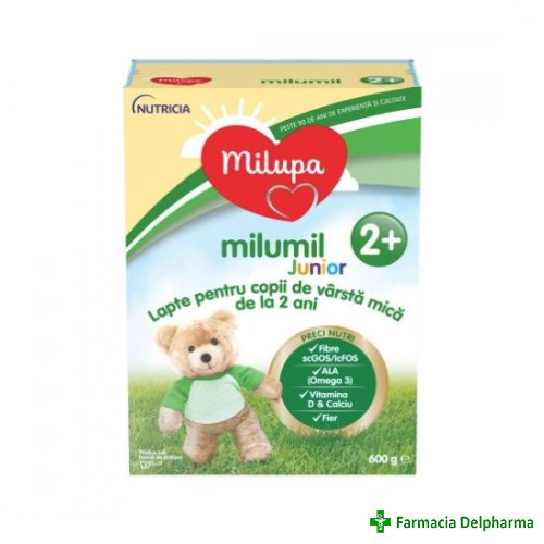 Lapte Milumil Junior 2+ x 600 g, Milupa