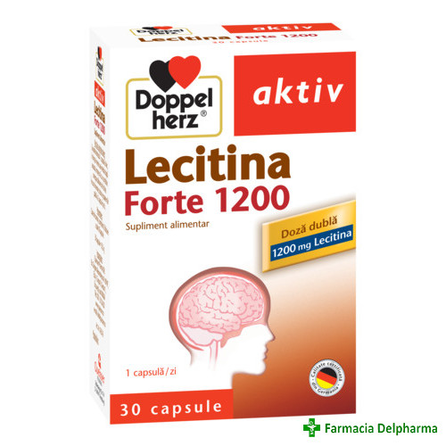 Lecitina Forte 1200 mg X 30 caps., Doppelherz