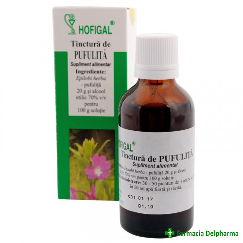 Tinctura de Pufulita x 50 ml, Hofigal